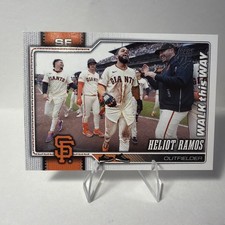 Heliot Ramos 2026 Topps Celebration #8 Walk this Way SP San Francisco Giants
