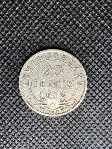 Newfoundland 20 Cents coin from a recent eBay sale