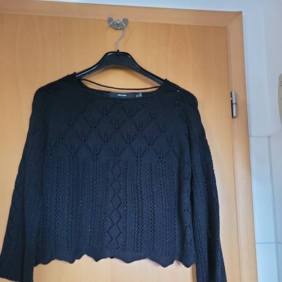 Vero Moda Strick Damen Pullover Gr. M schwarz