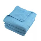 Хлопчатобумажное одеяло ручной работы Gold Coast синего цвета 70 x 90 в двух- и полноразмерном исполнении 5190₽