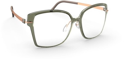 NEW Silhouette Infinity View 1611 Eyeglasses 5540 Pine Green 100% AUTHENTIC