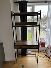 Solid Mango Wood Lomond Bookshelf  Desk From Made.com