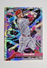 Zach Neto - 2025 Topps Cosmic Chrome Nucleus Refractor Los Angeles Angels
