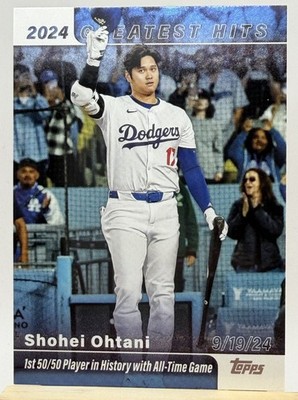 2025 Topps Greatest Hits Shohei Ohtani GH-25 50/50 Season Dodgers