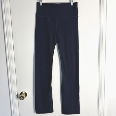 Athleta Womens M Elation Straight Leg Pant Black Athletic Athleisure