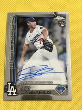 2025 Topps Chrome Ben Casparius Rookie Autograph #RA-BCA RC ROOKIE Dodgers AUTO