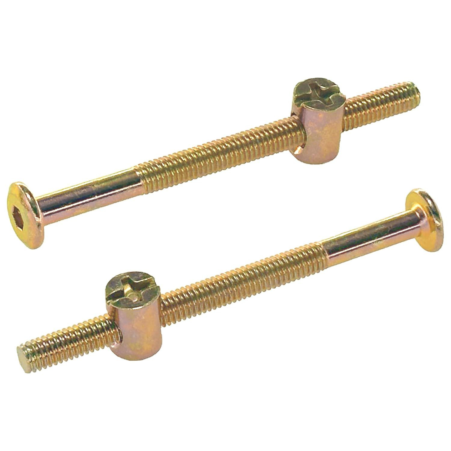 10-Set M6 Furniture Bolt and Nut Kit, Hex Socket Bed Bolts, Screws, and Nuts