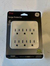 GE 6-Outlet Surge Protector, New In Package