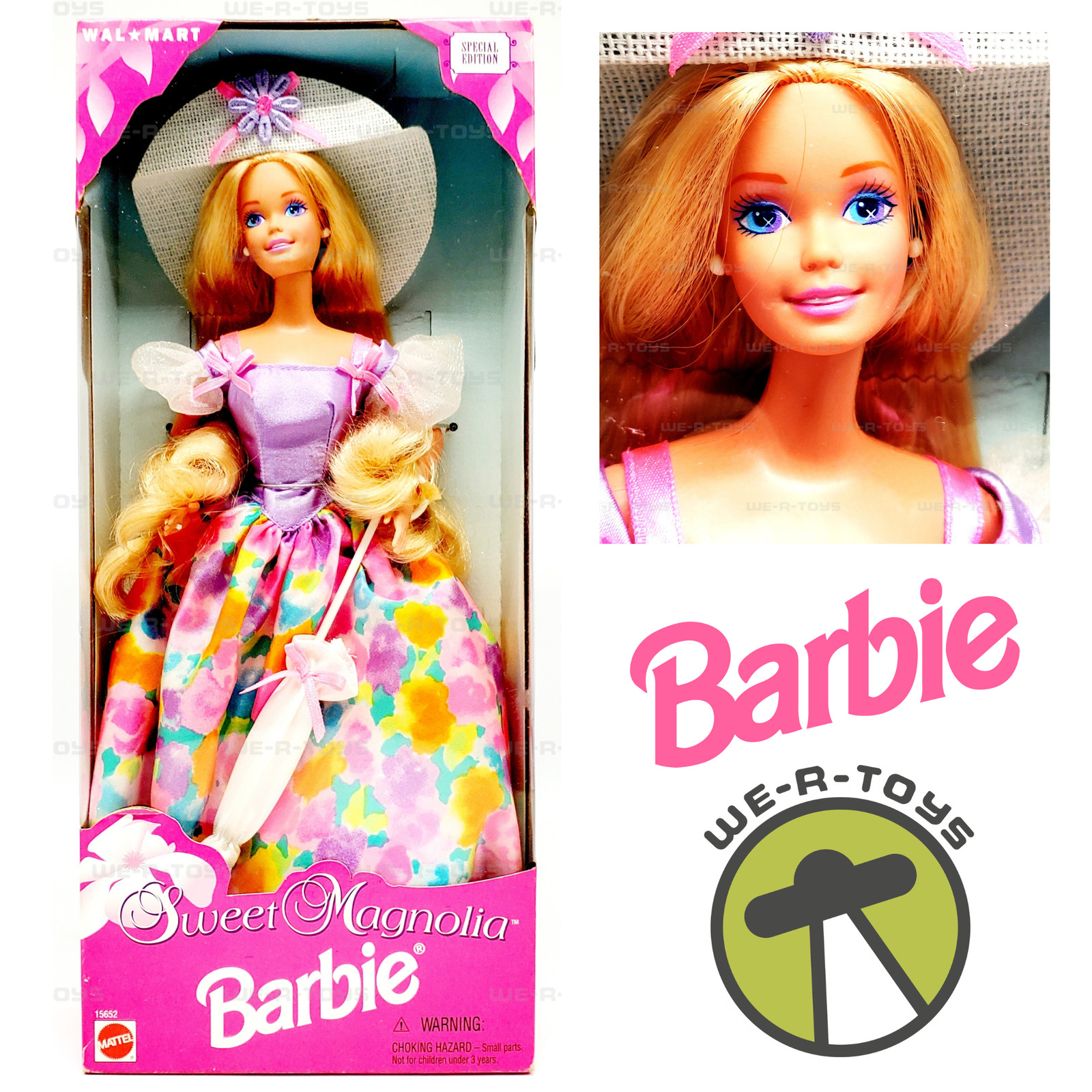 Sweet Magnolia Barbie Doll Wal-Mart Special Edition 1996 Mattel 15652 NEW