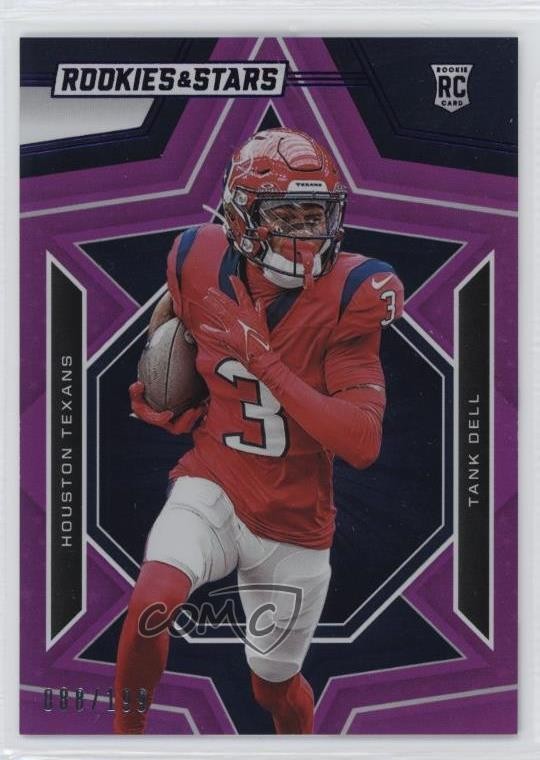 2023 Panini Rookies & Stars Rookies Purple /199 Tank Dell #184 6o3