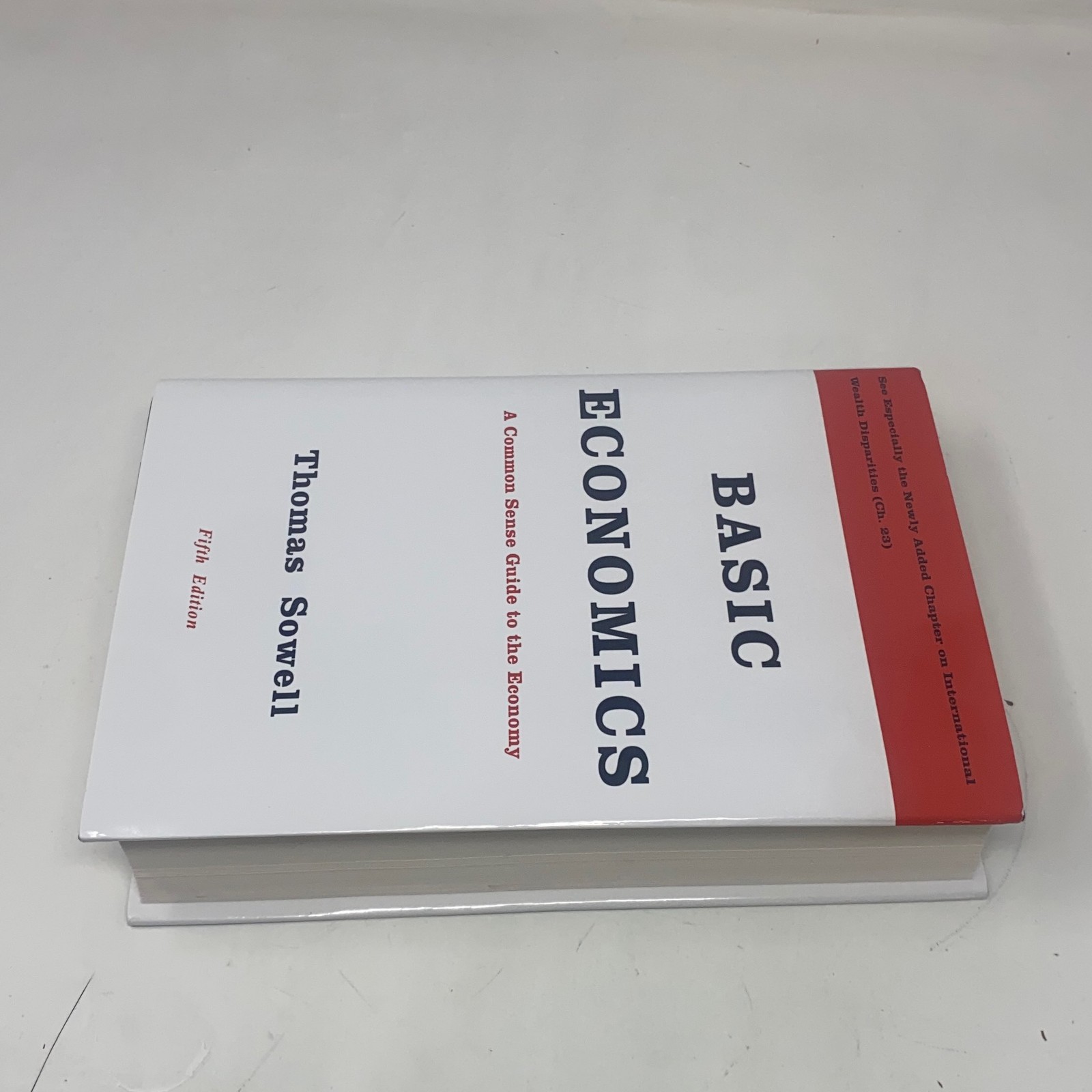 Basic Books Basic Economics 5th Ed Hardcover by Thomas Sowell White/Red ...