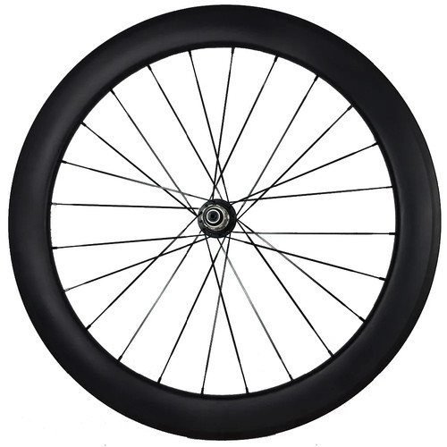 700c Carbon Fiber Road Bike Wheelset 23mm Width 50mm+60mm Depth Tubular Wheels - Picture 4 of 10