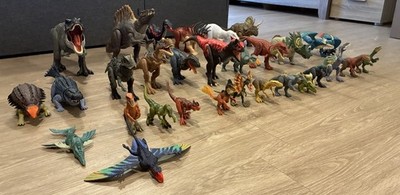 Jurassic world Dinosaur Toys, Assorted Types & Sizes- Used 