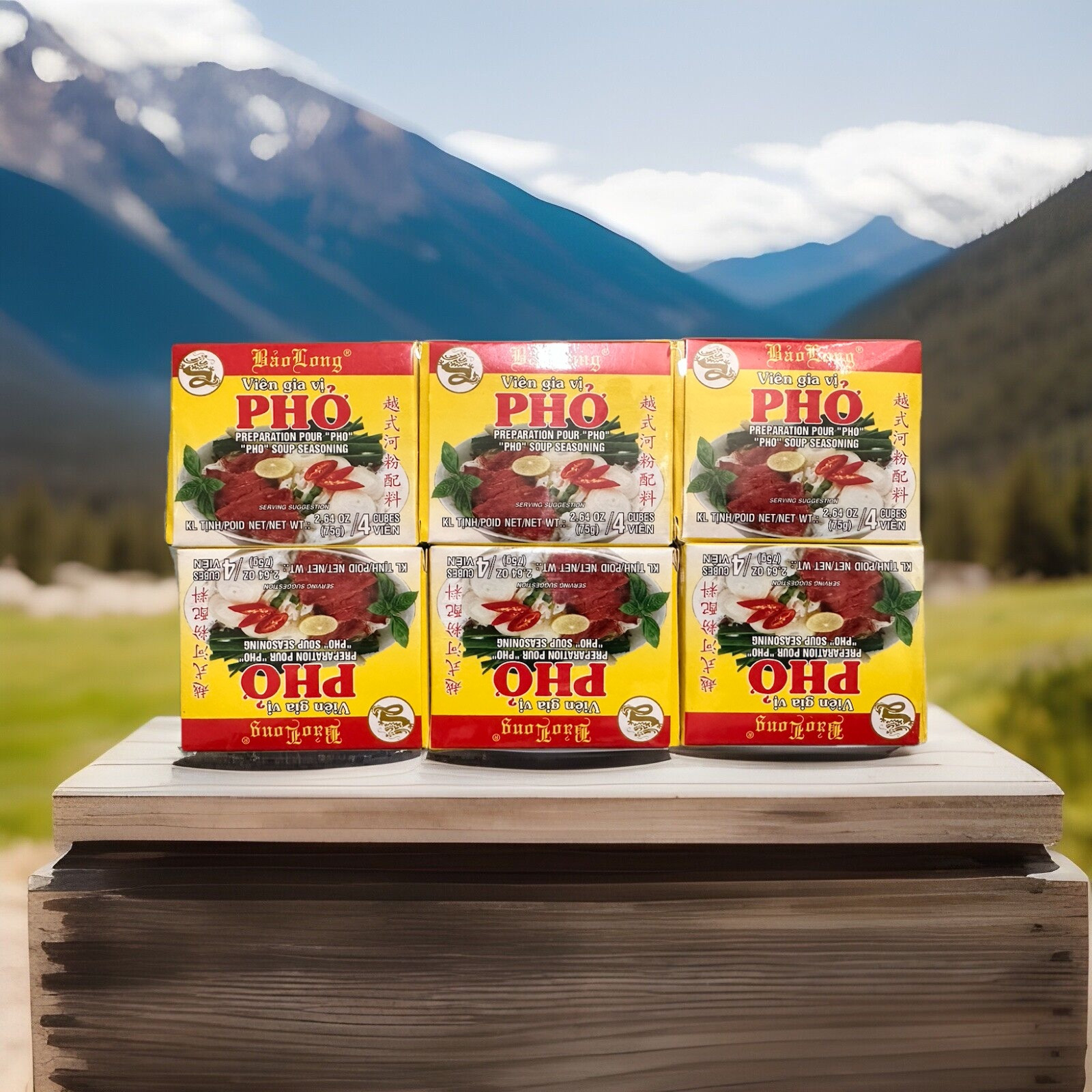 12 PACKS of GIA VI SEASONING VIETNAMESE PHO NOODLE SOUP- 2.6