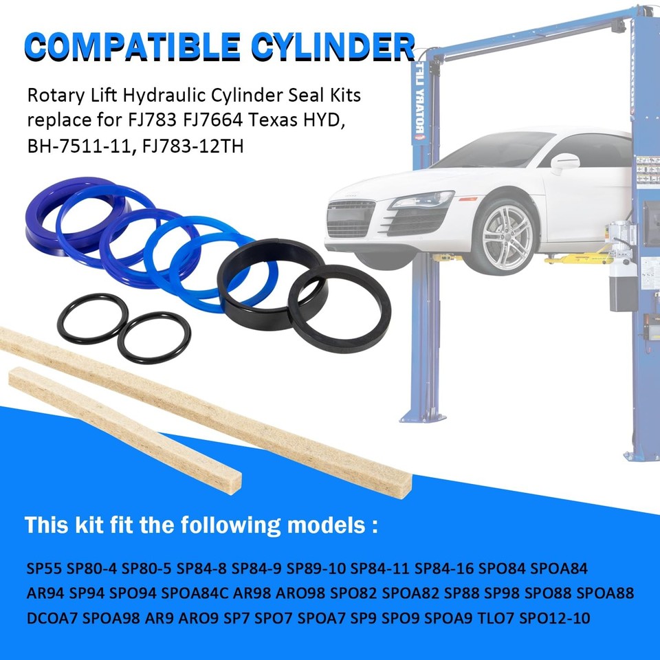 Spo9 Rotary Lift Cylinder Seal Kit for SPO9 SP0A9 SPO7 SPOA7 SPO88 FJ783 ...