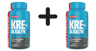 2 x Nutrend Kre-Alkalyn, 750mg - 120 caps (228,96 EUR/kg)