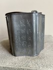 Chinese Qing pewter teapot  Not Yixing Scholar Calligraphy Painting Rare — photo 2