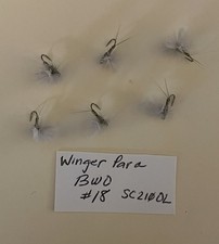6 Solitude Fly Company Winger Para #18 Flies