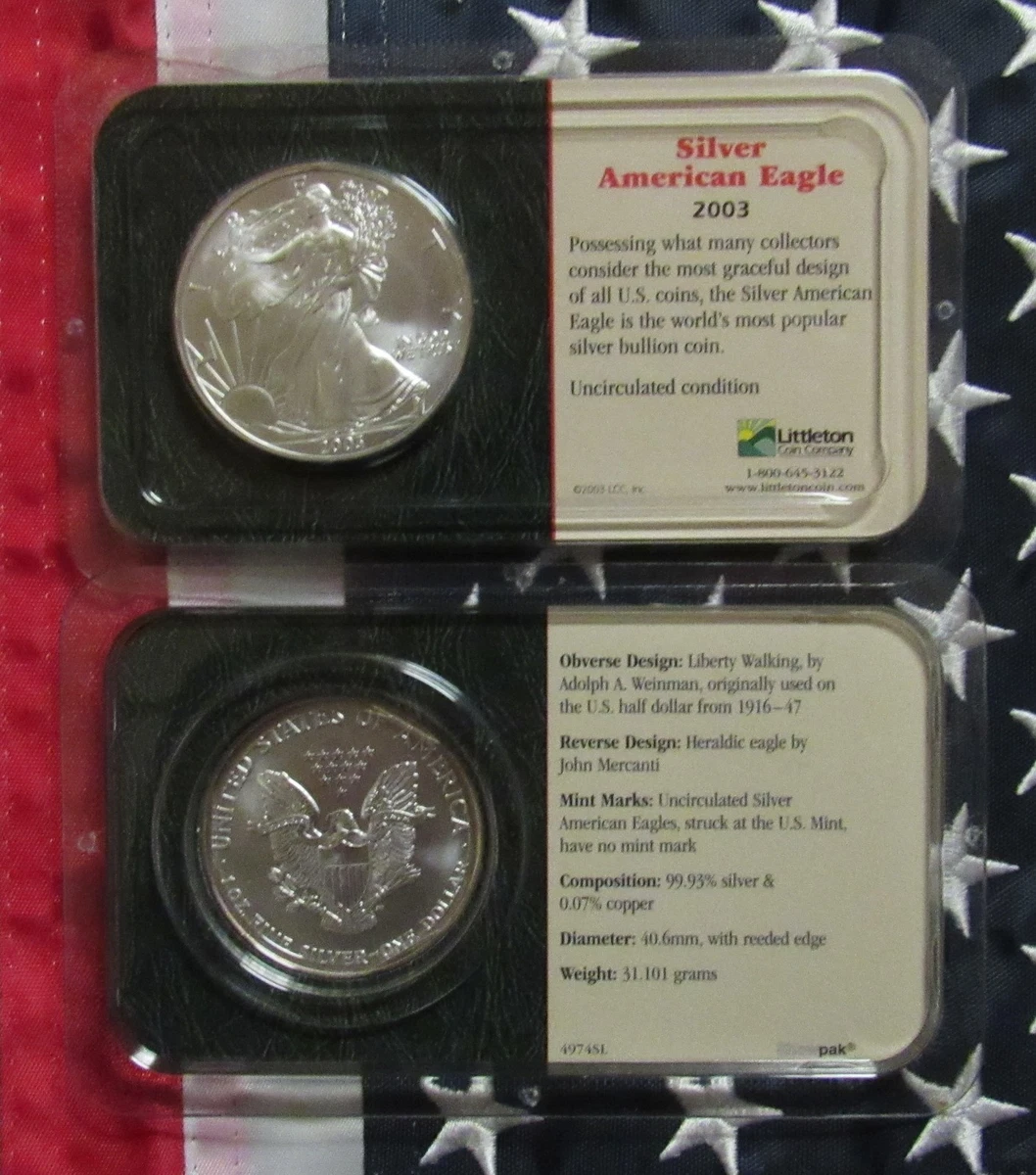 American Silver Eagle Case Indiana Silver Bullion Coin for sale | eBay