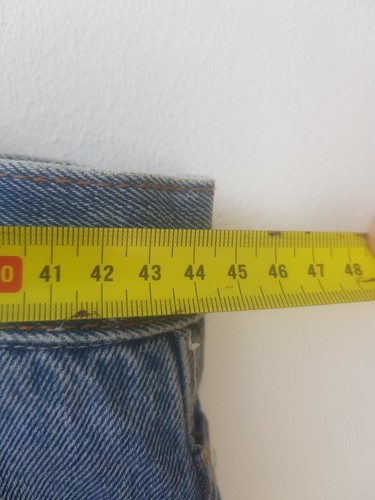 Pantalones de mezclilla Street Jeans para hombre azules lavados bolsillos x 5 talla 36 cintura 92 cm - Imagen 6 de 11
