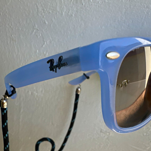 Youth Ray-Ban RJ9052S 7148/55 Square Full Rim Blue/Gray Tinted UV 125mm