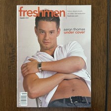 FRESHMEN March 2001, Beautiful Nude Males, Photos, Fiction.  Excellent Cond.