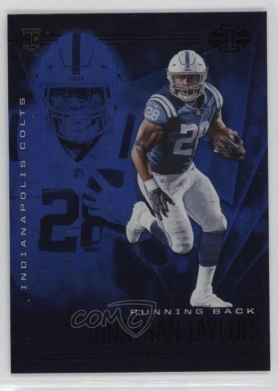 2020 Panini Illusions Trophy Collection Sapphire Jonathan Taylor #14 02sc