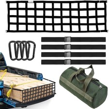 Tailgate Net - Heavy Duty Cargo For Full Size 60inchesx18inches Black