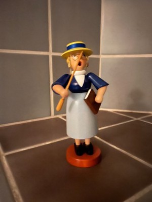 franz karl erzgebirge rauchfigur Lehrerin 21cm neu