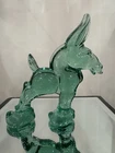 Heisey by Fenton Sea Green Donkey