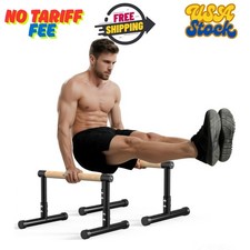 Dip Station Functional Heavy Duty Dip Stands Fitness Workout Dip bar Station...
