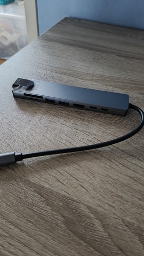 USB-C Hub 8in1 | HDMI, Ethernet, SD, Micro SD, USB 3.0 - Afbeelding 3 van 4