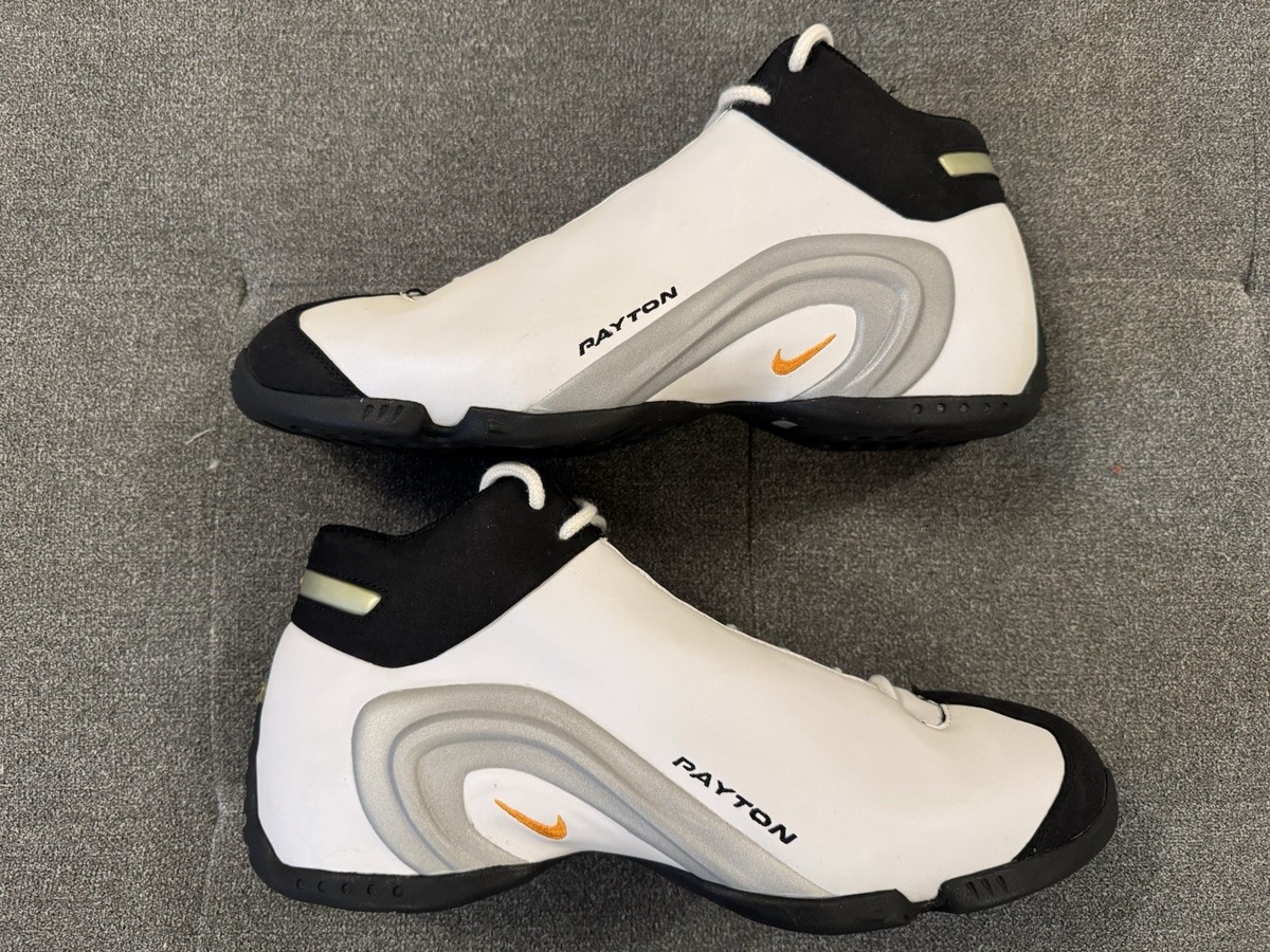 Vintage 2000 Nike Air Zoom GP II (2) white black sz 11 Alpha