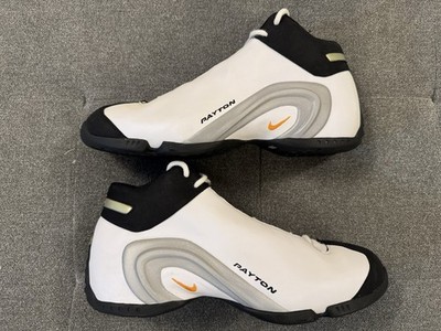 Vintage 2000 Nike Air Zoom GP II (2) white black sz 11 Alpha