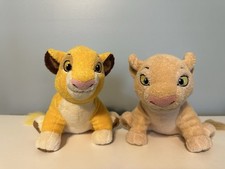 Lot of 2 Lion King Simba Nala Plush Toys Stuffed Animal