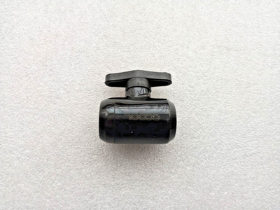 Alphacool Eiszapfen 2 Wege Kugelhahn G1/4 - Deep Black