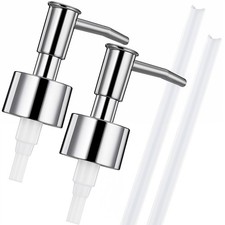 2 Pack Lotion Soap Dispenser Pump Replacement Soap Pump Dispenser Head for Li...