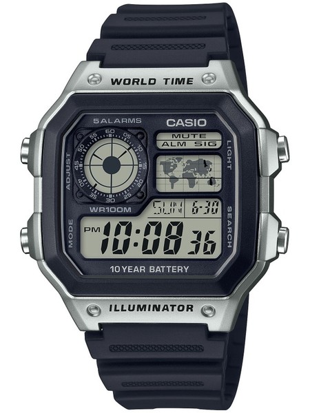 Casio AE-1200WH-1CVEF Herrenuhr Kunststoff Casio Timeless Collection Schwarz-image