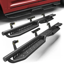 Steel Running Boards Side Steps Nerf Bars For 2021-2025 Jeep Grand Cherokee L