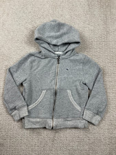 Vineyard Vines Hoodie Youth Small Gray Full Zip French Terry Sweatshirt Preppy