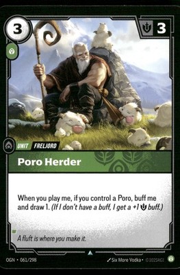 Poro Herder 061/298 LP-NM Riftbound Origins