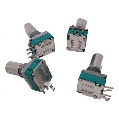 ALPS RK097 Potentiometer, MONO, 3-Pin, D-Welle, mit Schalter/Stufe A20K /B50K - Bild 3 von 6