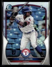 2023 Bowman Chrome #BCP-221 Yosy Galan Prospects Refractor #/499 card