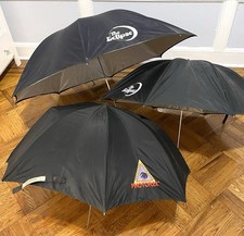 Lot of 3 The Eclipse Photoflex Umbrella White Black Cover 50 60