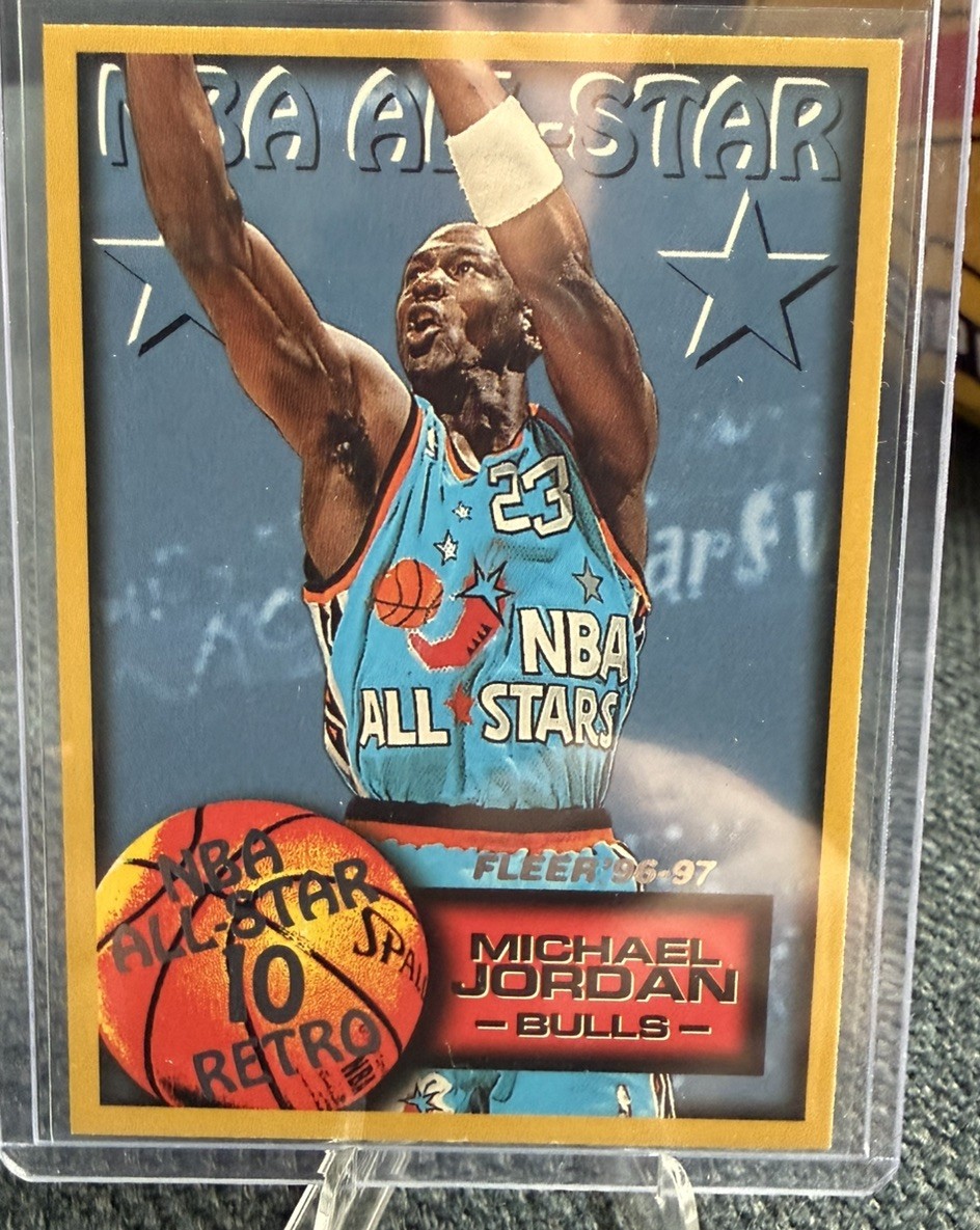 Michael Jordan 96/97 FLEER NBA ALL STAR RETRO #282