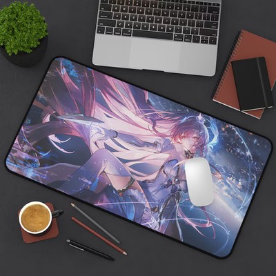 Aemeath Desk Mat Wuthering Waves Mousepad Desk Mat Anime Girl