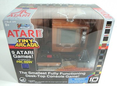 Tiny Arcade ATARI 2600 with 10 Games Pac-Man BRAND NEW SEALED Super Impulse 2021