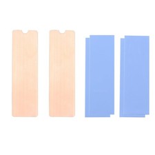 2PCS M.2 Heatsink Copper M2 Pcie Nvme Laptop Copper Heatsinks with 4PCS 70X20X0.