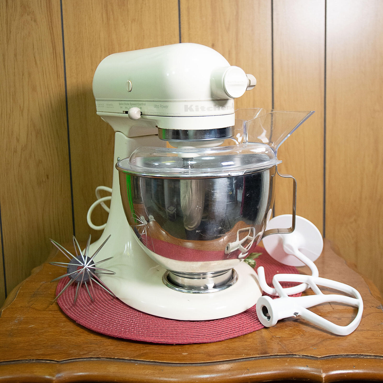 KitchenAid Stand Mixer KSM90 AC 4.5qt TiltHead All Cream White 3