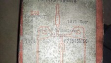Plaquette de frein Peugeot 604